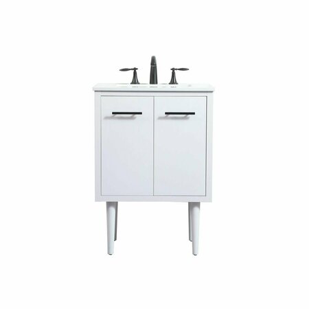 DOBA-BNT 24 in. Single Bathroom Vanity, White SA3479114